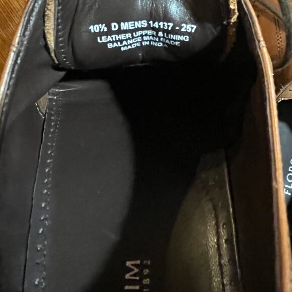 Florsheim Castellano Wingtip Men’s Shoes Leather Size 10.5D Pre-Owned - Picture 7 of 10